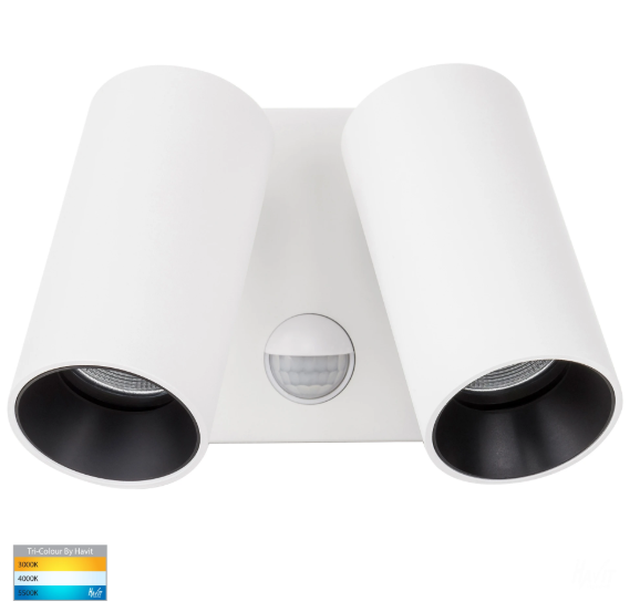 Revo 2lt Exterior Single Adjustable Wall Light Inc Sensor White Hv3684t Wht Lights Direct - Exterior Wall Light With Sensor Revo 2lt Exterior Single Adjustable Wall Light Inc Sensor White Hv3684t Wht Lights Direct - Exterior Wall Light With Sensor